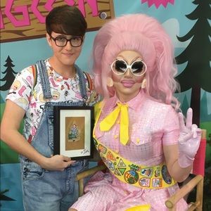 GENUINE SIGNED TRIXIE MATTEL’S CLIFF BAR WRAPPER!